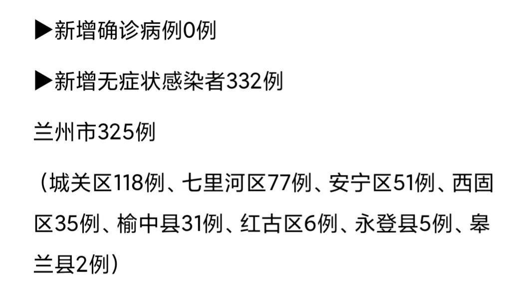 甘肃最新疫情详细公布，关键信息汇总，你我都需了解！